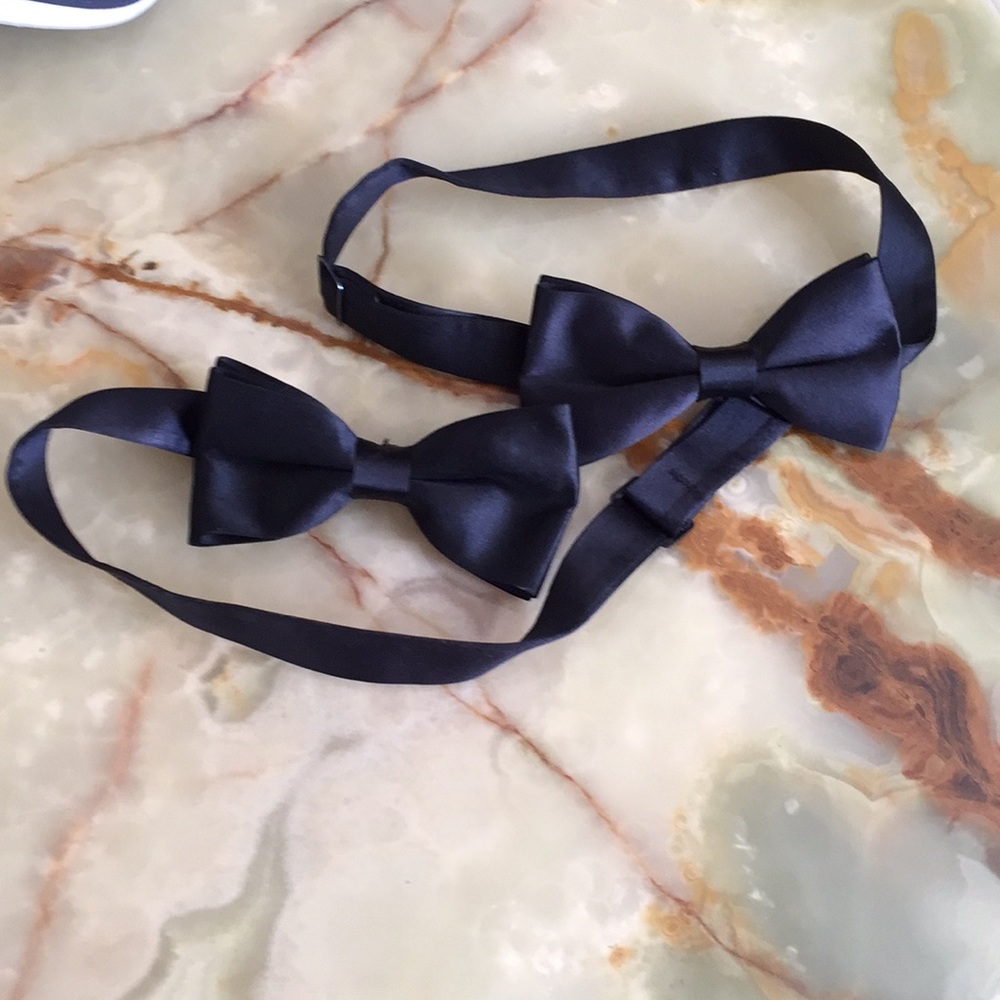 Two Black Bow Ties - image 2